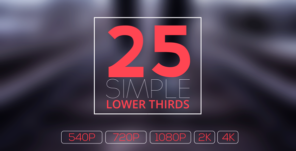 Lower Thirds - VideoHive 17361939