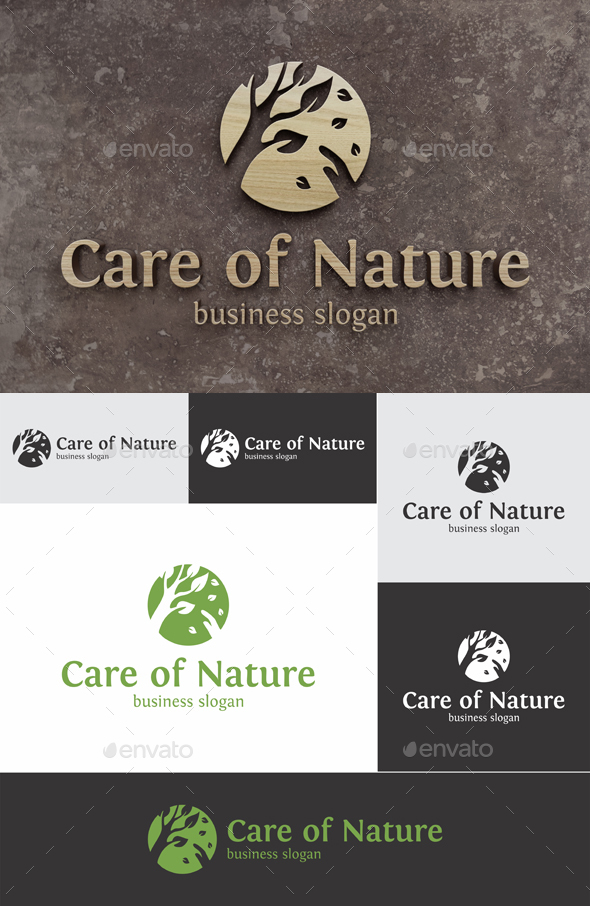 Care of Nature Logo - Nature Logo Templates