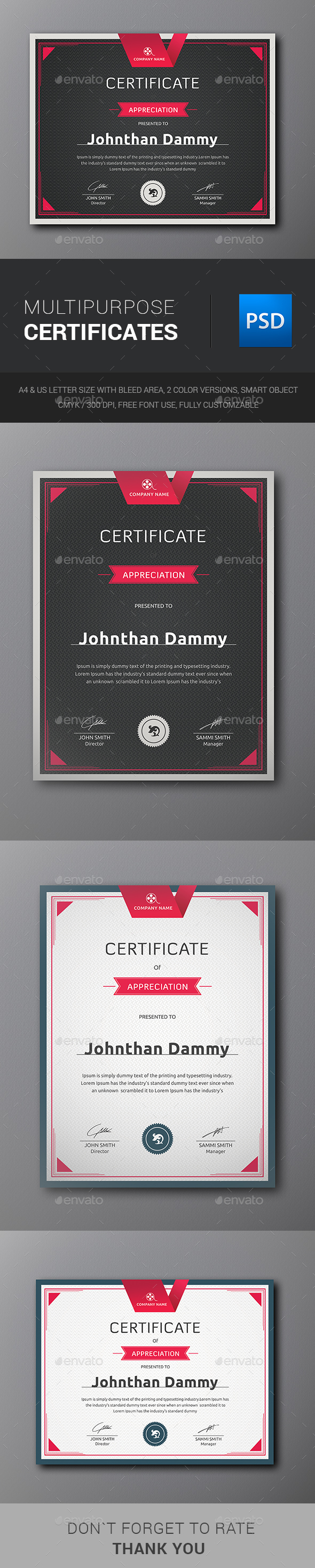 Certificate - Certificates Stationery