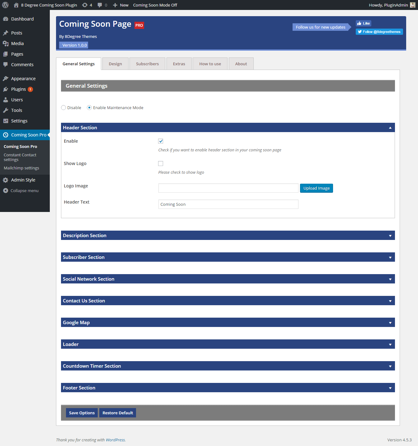 coming soon landing pages