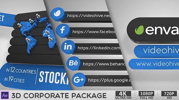 3D Corporate Package - VideoHive 17376258