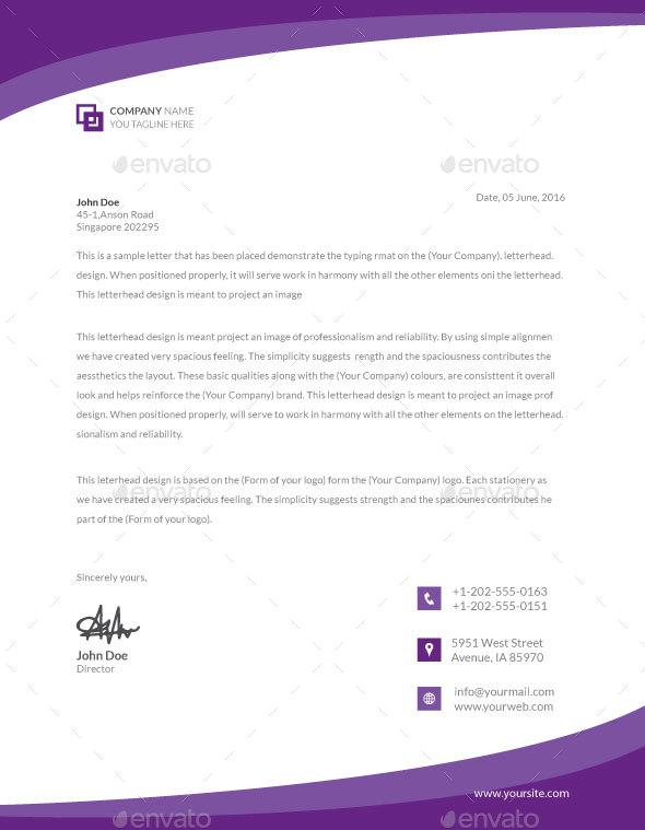 Letterhead, Print Templates | GraphicRiver