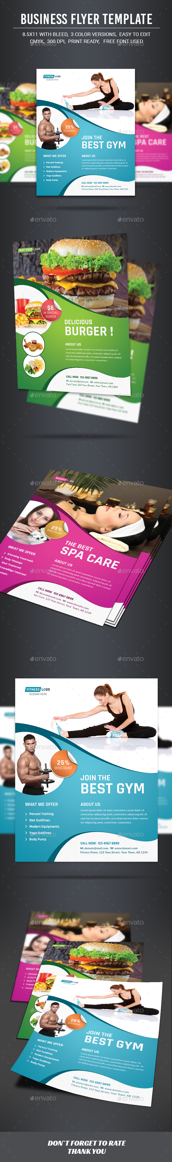 Multipurpose flyer Multipurpose flyer