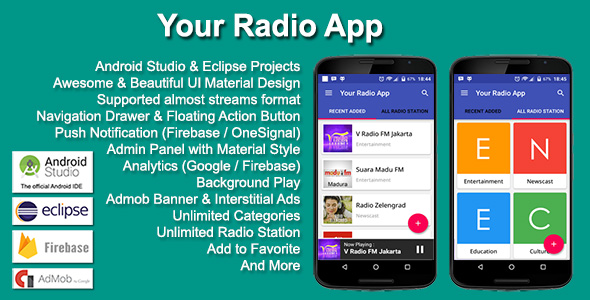 Your Radio App - CodeCanyon Item for Sale