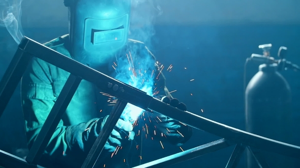 Welder Industrial Automotive Part In Factory alt