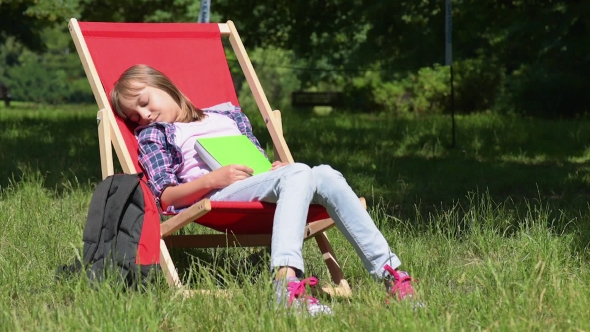 Girl Reading Book