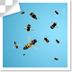 Group Of Flying Insect Bee - VideoHive Item for Sale