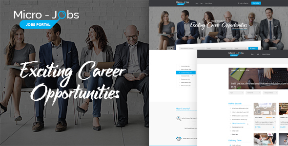 Micro Jobs - ThemeForest 17012497