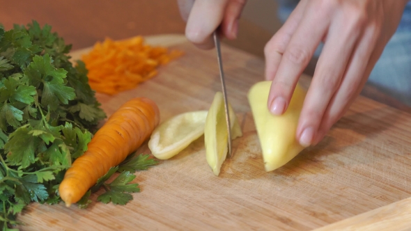 Chopped Vegetables 