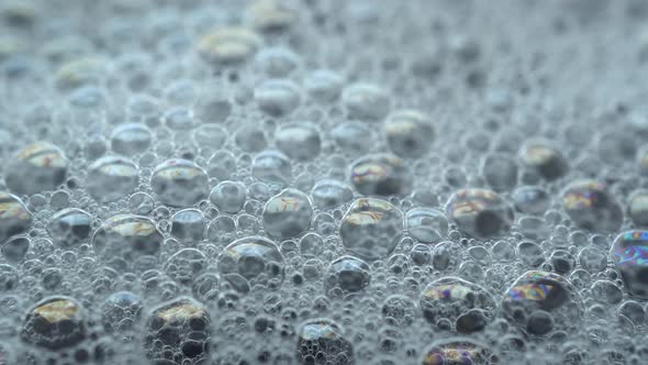 Rotation Reflection Soap Bubbles Background