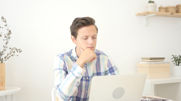 Pensive Young Man alt