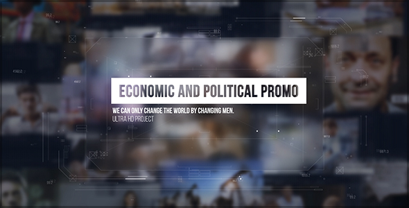 Economic and Political Promo/ Digital HUD Slide/ Sci-fi Technology/ Business Presentations/ Images