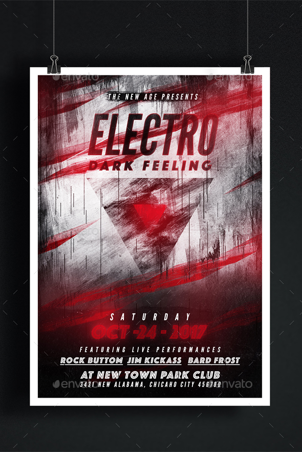 Electro Flyer Template - Clubs & Parties Events