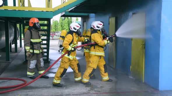 Firefighter Training Door Exercise