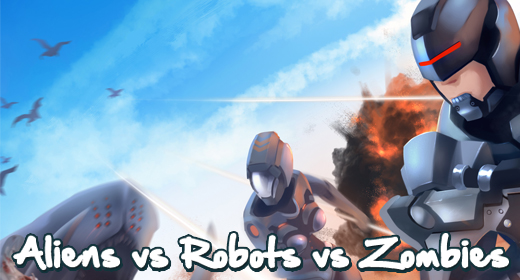 Aliens vs Robots vs Zombies