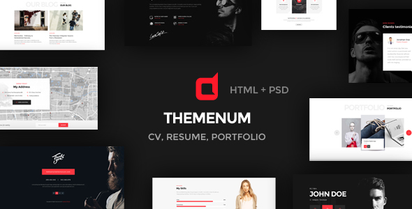 Themenum - Personal - ThemeForest 16497276