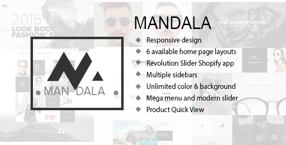 Mandala - Responsive Ecommerce Shopify Theme - Fashion Shopify