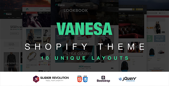 Vanesa - Responsive Shopify Fashion Theme - Fashion Shopify