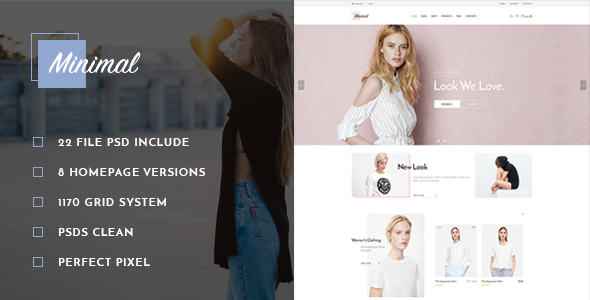 St Minimal Fashion PSD Template - Fashion Retail