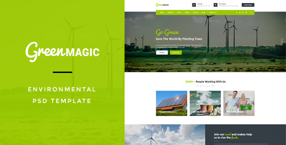 Green Magic : - ThemeForest 17057400