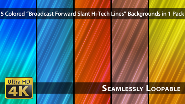Broadcast Forward Slant Hi-tech Lines - Pack 03 By Acme Designs 