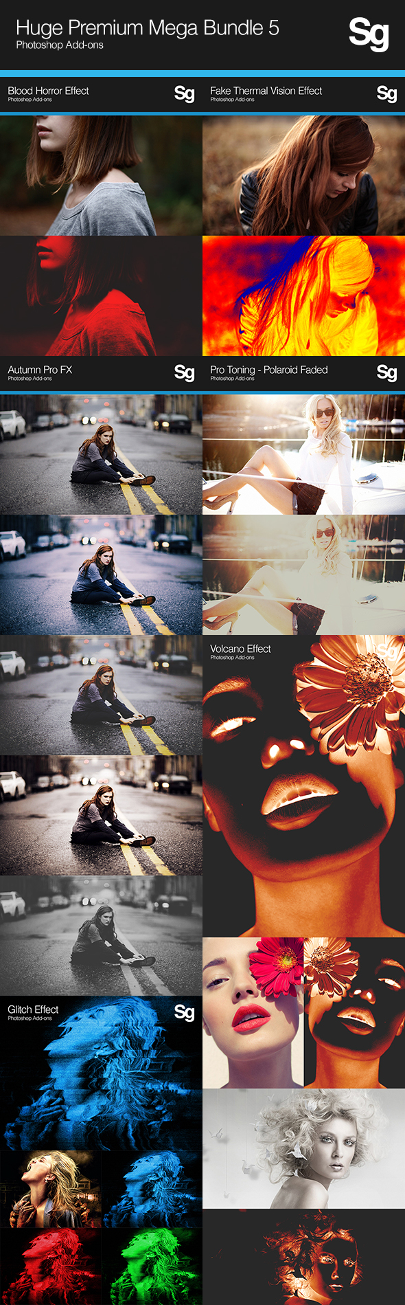 Huge Premium Mega Bundle 5 - Photo Effects Actions