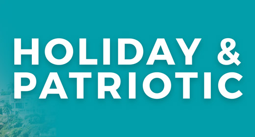 Patriotic & Holiday