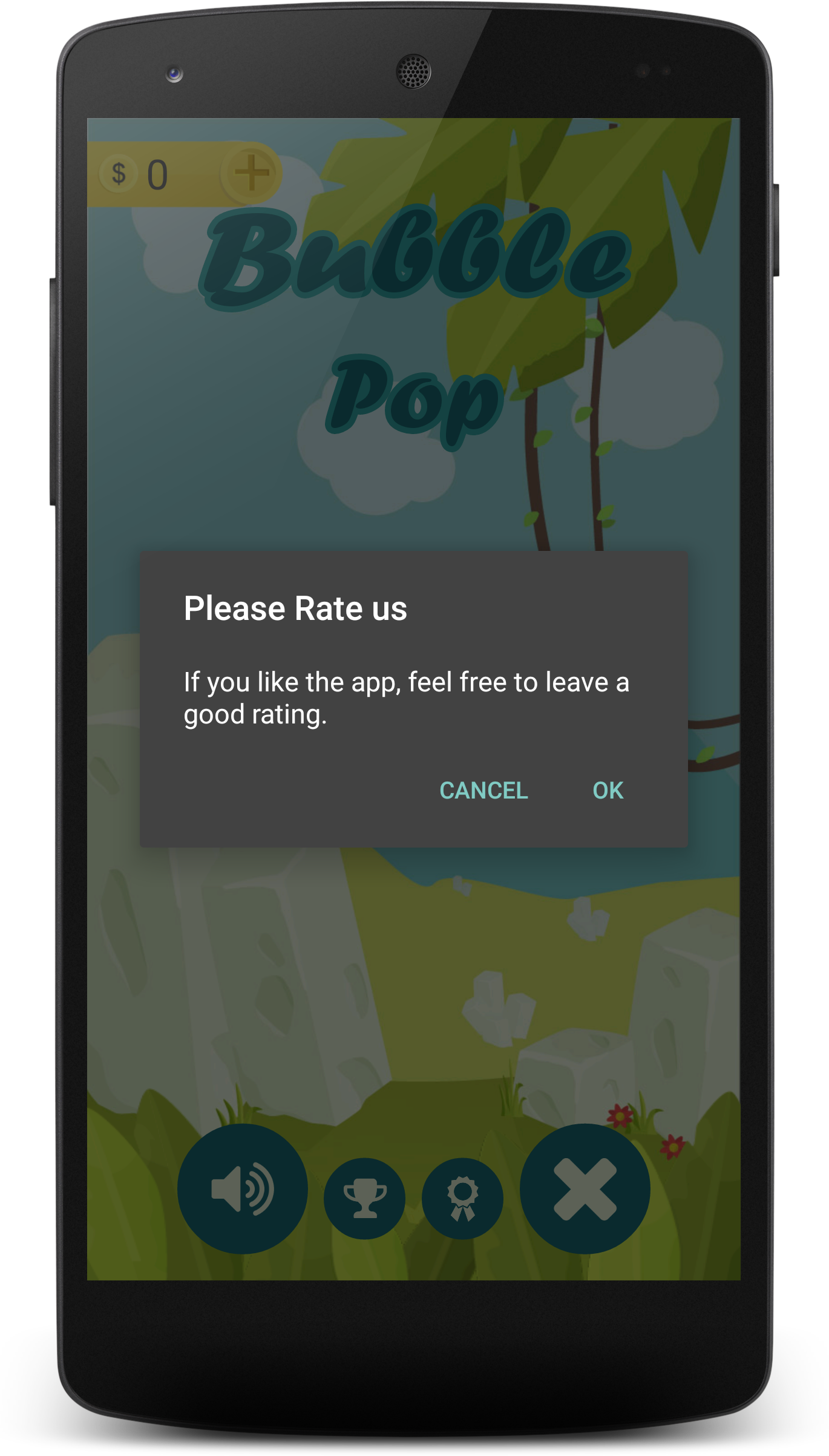 does bubble pop game use data