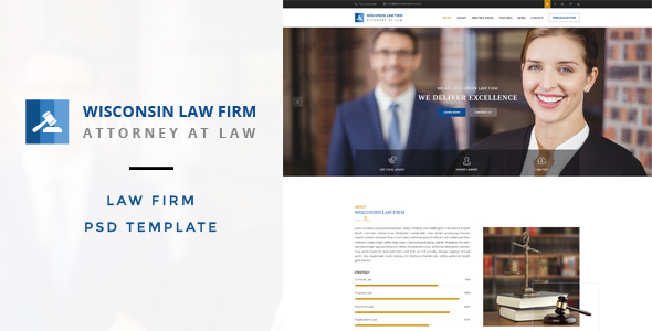 Wisconsin : Law - ThemeForest 17125459