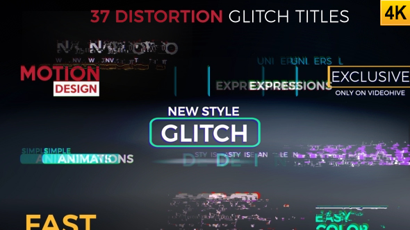 37 Distortion Glitch - VideoHive 17447715