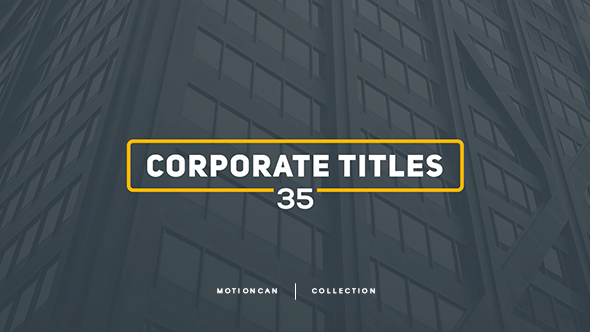 Corporate Titles - VideoHive 17448480