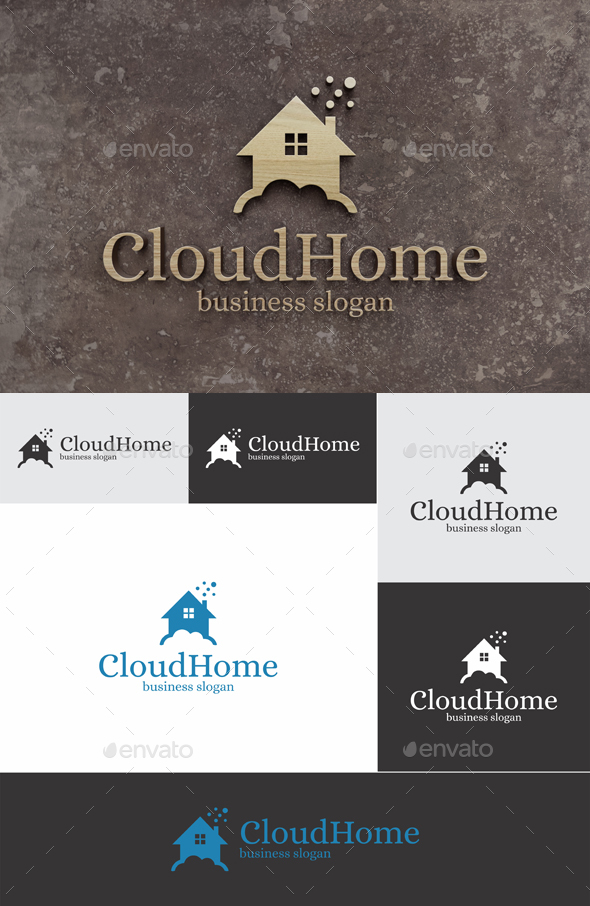 Cloud Home - Buildings Logo Templates
