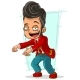 Cartoon Stylish Dancer in Red Jacket, Vectors | GraphicRiver