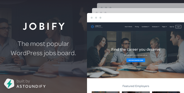 Jobify - The Most Popular WordPress Job Board Theme - Directory & Listings Corporate