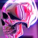 4K Water skull with deformation - VideoHive Item for Sale