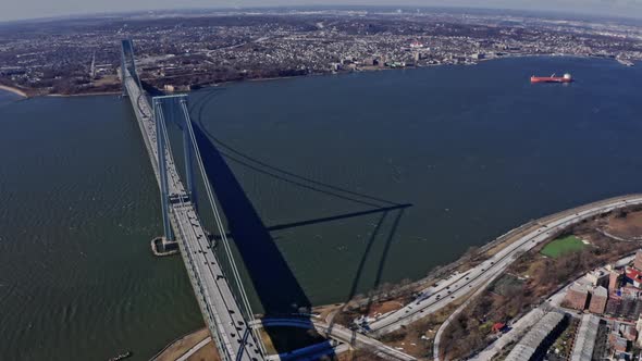 Verrazano Narrows Suspension Bridge Staten Island NY alt