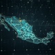 Blue Mexico Map Danger 4K - VideoHive Item for Sale
