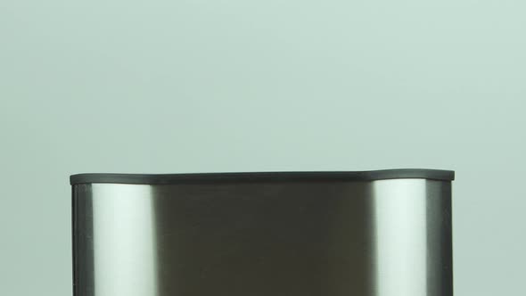 Preparation of Breakfast Toast of Grain Bread Roasted in a Toaster Shot on a Colored Background alt