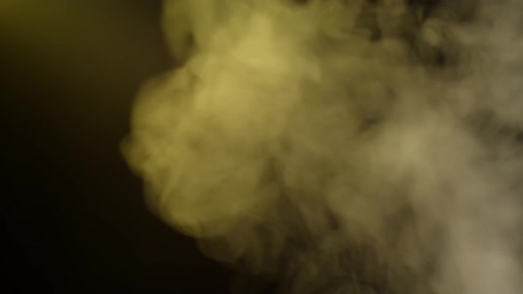 Abstract yellow smoke footage alt