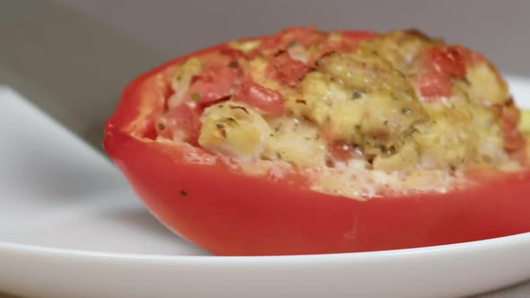 Stuffed Bell Pepper Serving alt