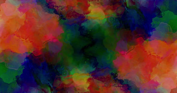 Abstract watercolor twirl background animation