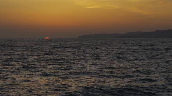 Scenic Sunset Over Ioninan Sea
