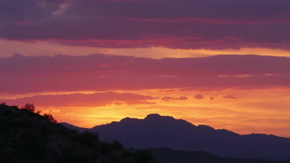 Sunset Over Phoenix Arizona alt