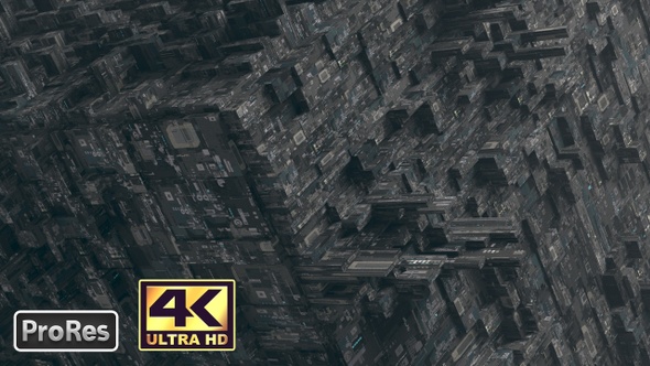 Alien Tech 2 - Abstract Geometry - 4K