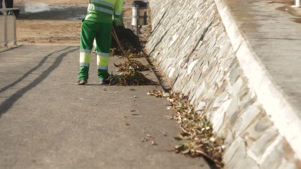 Beach Polution After a Hurricane a Lot of Garbage After Wind From Sea Plastic Polution alt