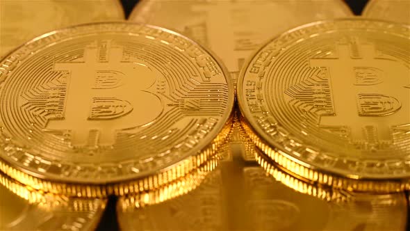 Many Gold Bitcoins
