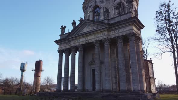 Roman Catholic Church Aerial, Ukraine