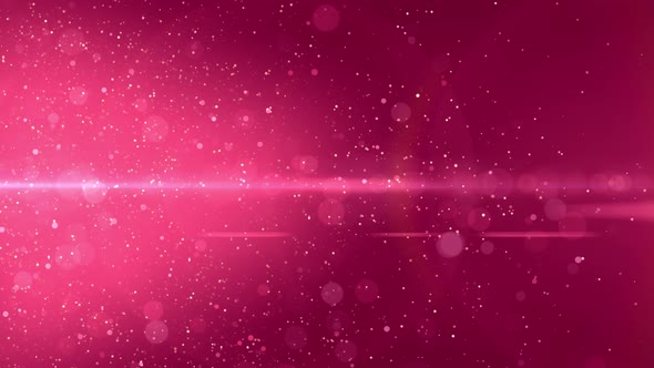 Particles Flying Pink