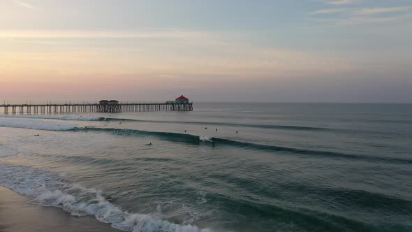 Catching A Wave At The Pier