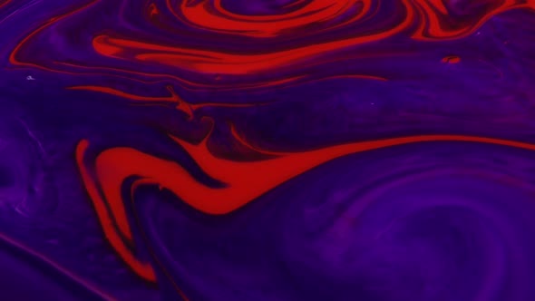 Macro Abstract Pattern Artistic Concept Violet And Red Color Swirl Paint  Background Texture by ahmetodabasi_new